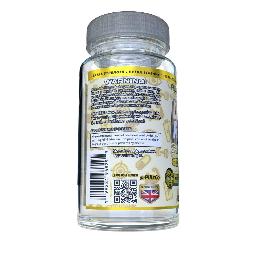 LimitlessPillz™ – 8-in-1 Shilajit Complex with Ashwagandha, Panax Ginseng, Rhodiola, Turmeric, Ginkgo, Nettle & Cordyceps Mushrooms
